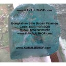 Bahan Batu Bacan Palamea Warna Biru Muda