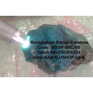 Bongkahan Batu Bacan Palamea Berat 8 Ons