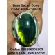 Cincin Batu Bacan Doko Kristal Warna Hijau Daun