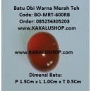 Batu Obi Warna Merah Teh | WWW.KAKALUSHOP.COM | CP: 085256305203