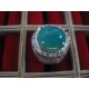 batu bacan asli asal pulau bacan dimensi 2 cm x 1.5 cm x 8 mm warna biru tua bentuk bulat