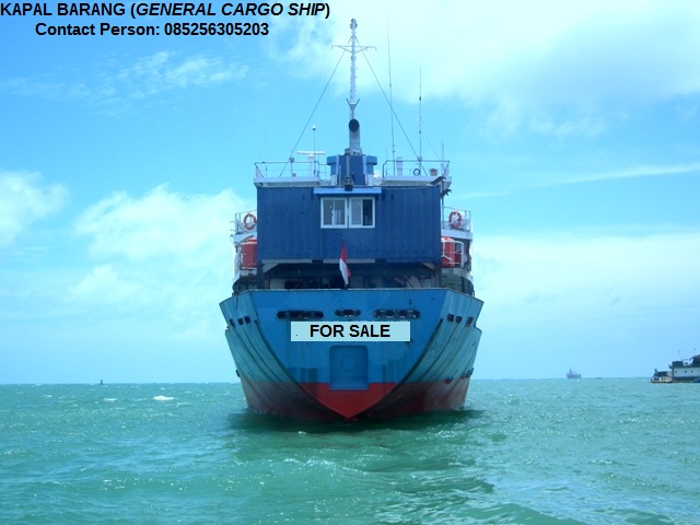 Jual Kapal Barang / Jual Kapal Cargo Bendera Indonesia