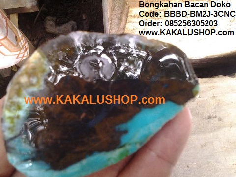 dijual bongkahan batu bacan doko untuk bahan 3 mata cincin