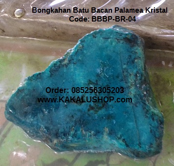 Jual Bongkahan Batu Bacan Palamea Kristal Warna Biru