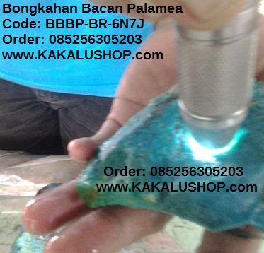 Jual Bahan Batu Bacan Palamea 6 Ons Warna Biru