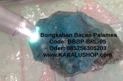 Jual Bongkahan Batu Bacan Palamea 8 Ons