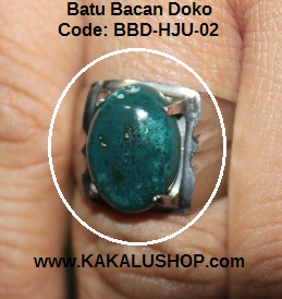 Jual Cincin Batu Bacan Doko Asli Harga Termurah