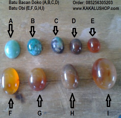 jual batu bacan doko dan batu obi super harga termurah